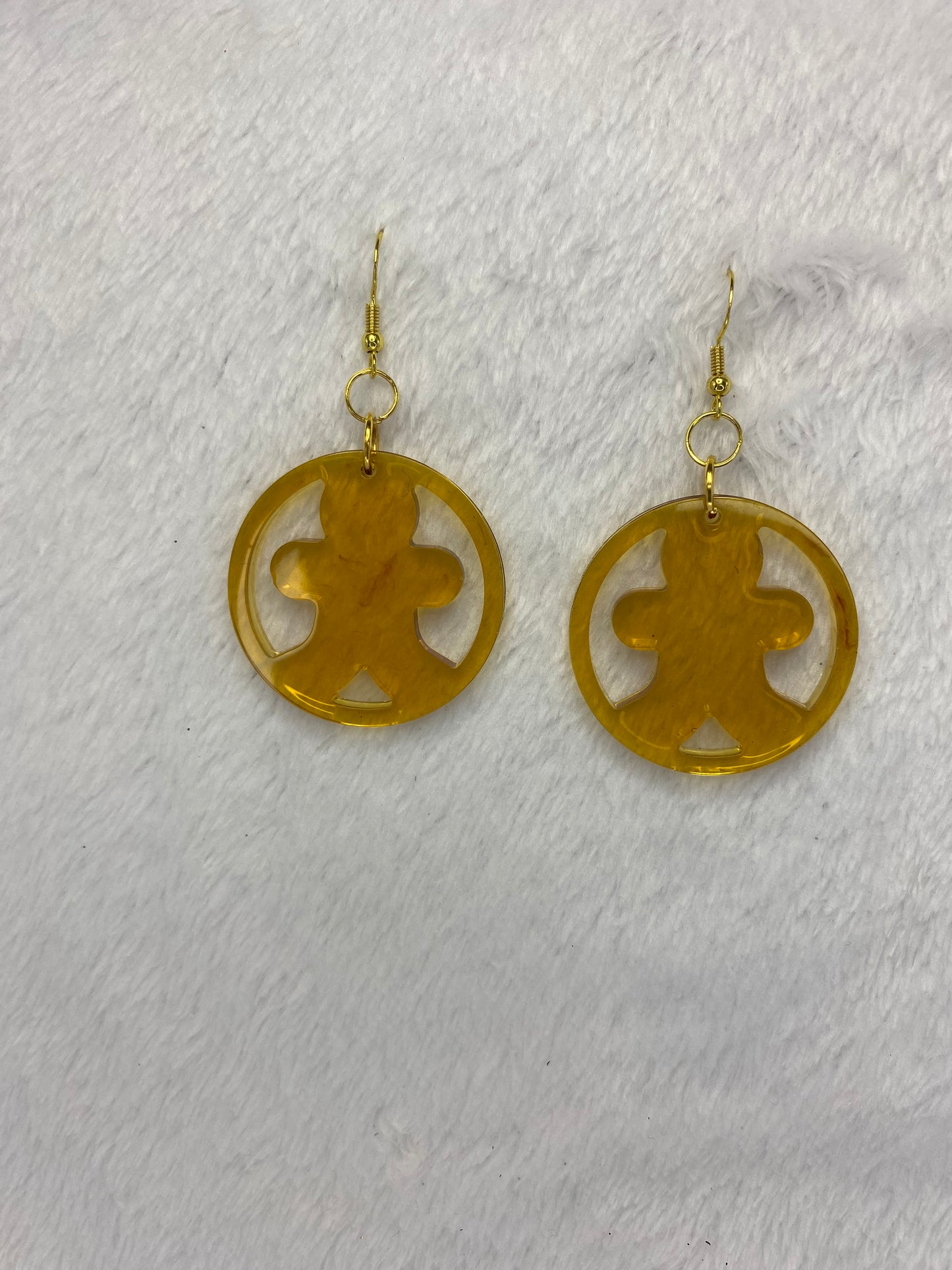 Gingerbread Man Earrings