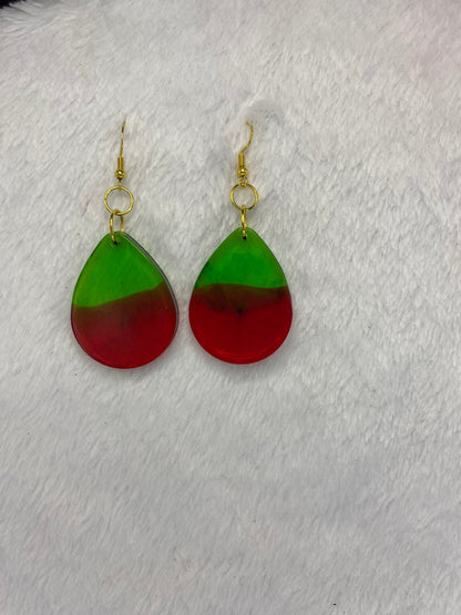 Red & Green  Earrings
