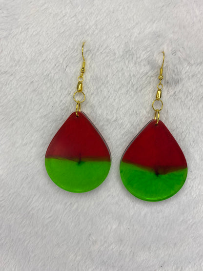Red & Green  Earrings