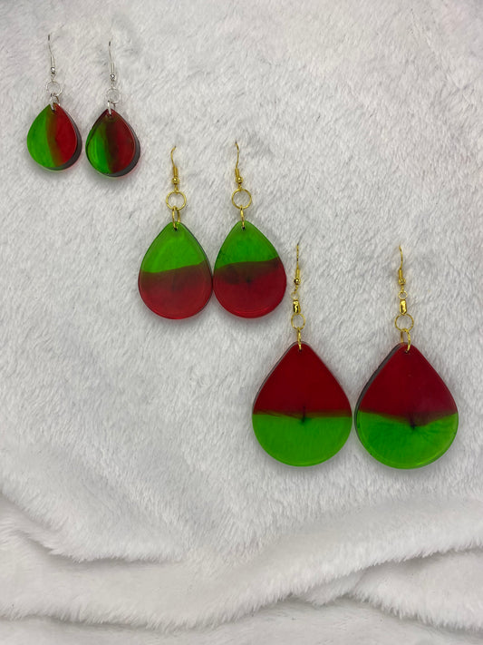 Red & Green  Earrings