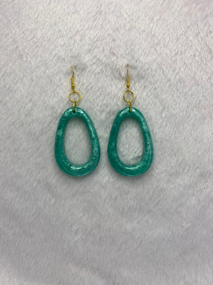 Blue/Green Earrings