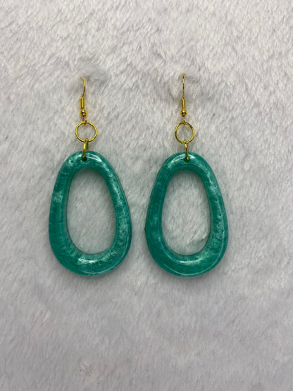 Blue/Green Earrings