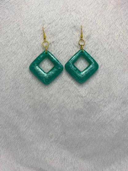 Blue/Green Earrings