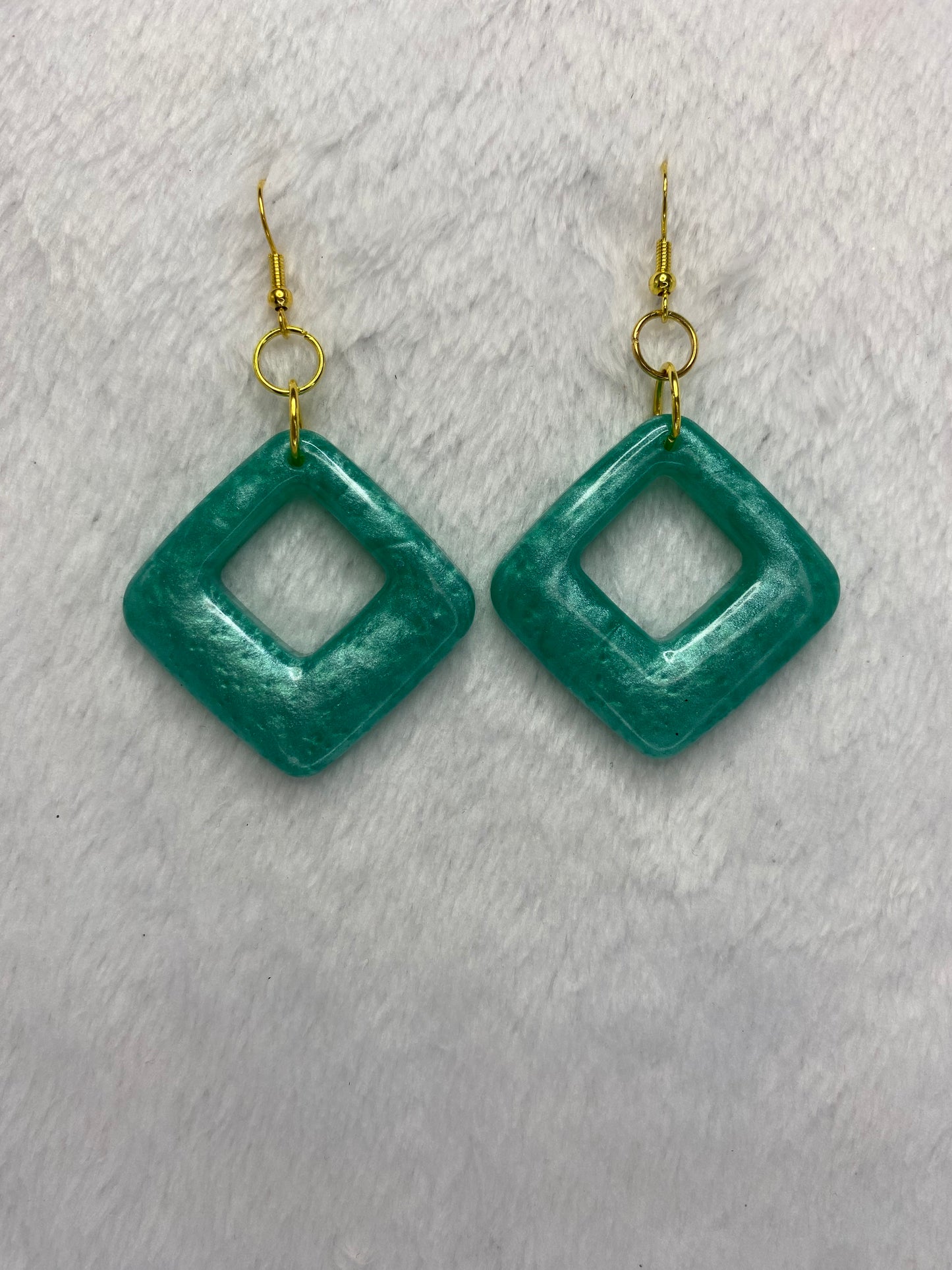 Blue/Green Earrings