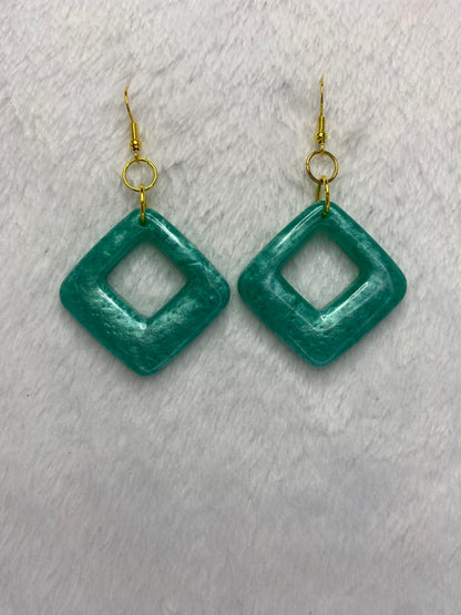 Blue/Green Earrings