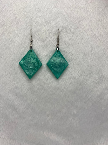 Blue/Green Earrings