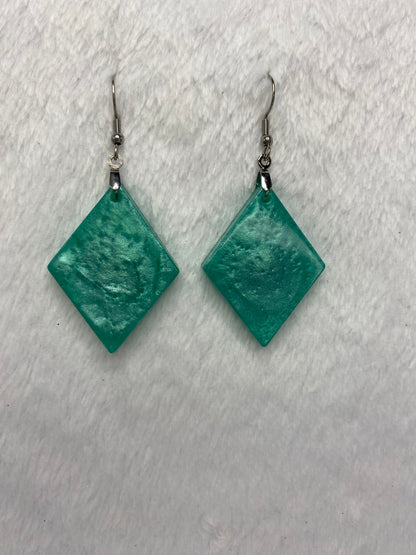 Blue/Green Earrings