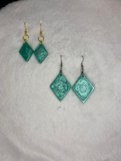 Blue/Green Earrings