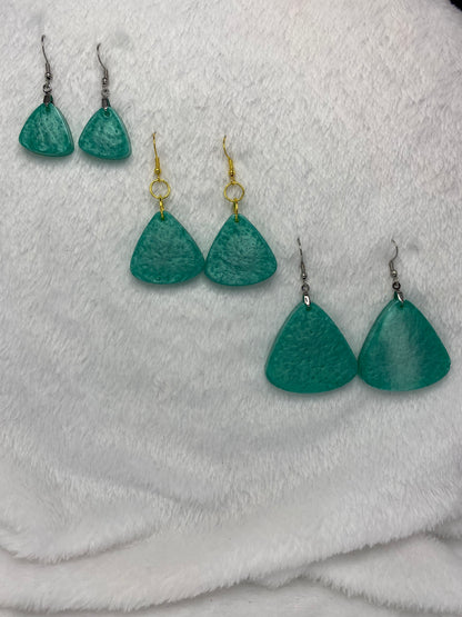 Blue/Green Earrings