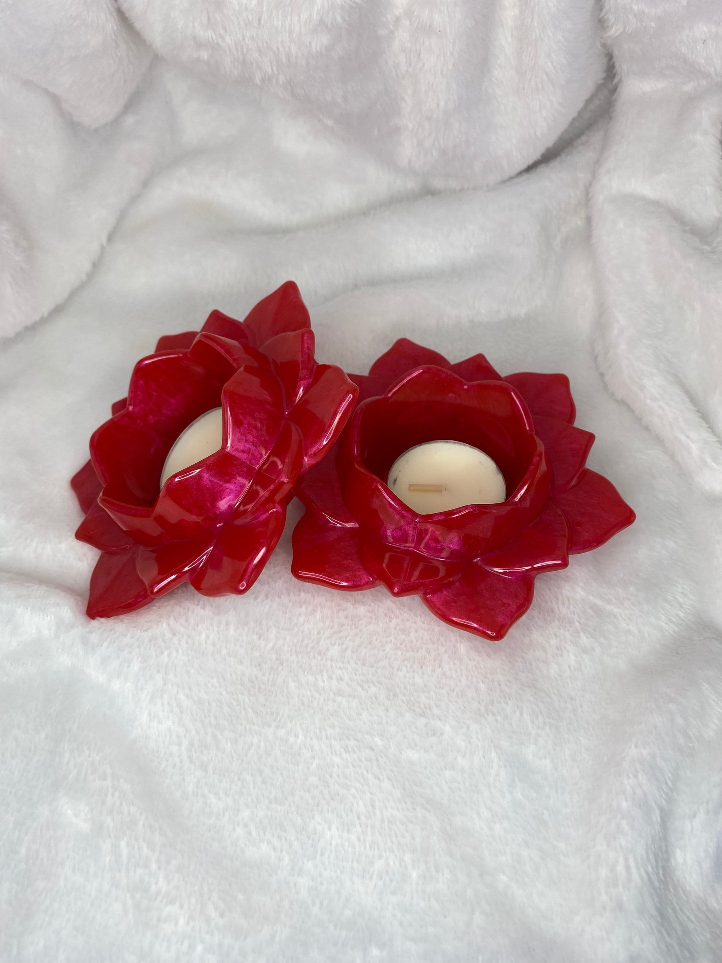 Lotus Tea Light Holders Set of 2
