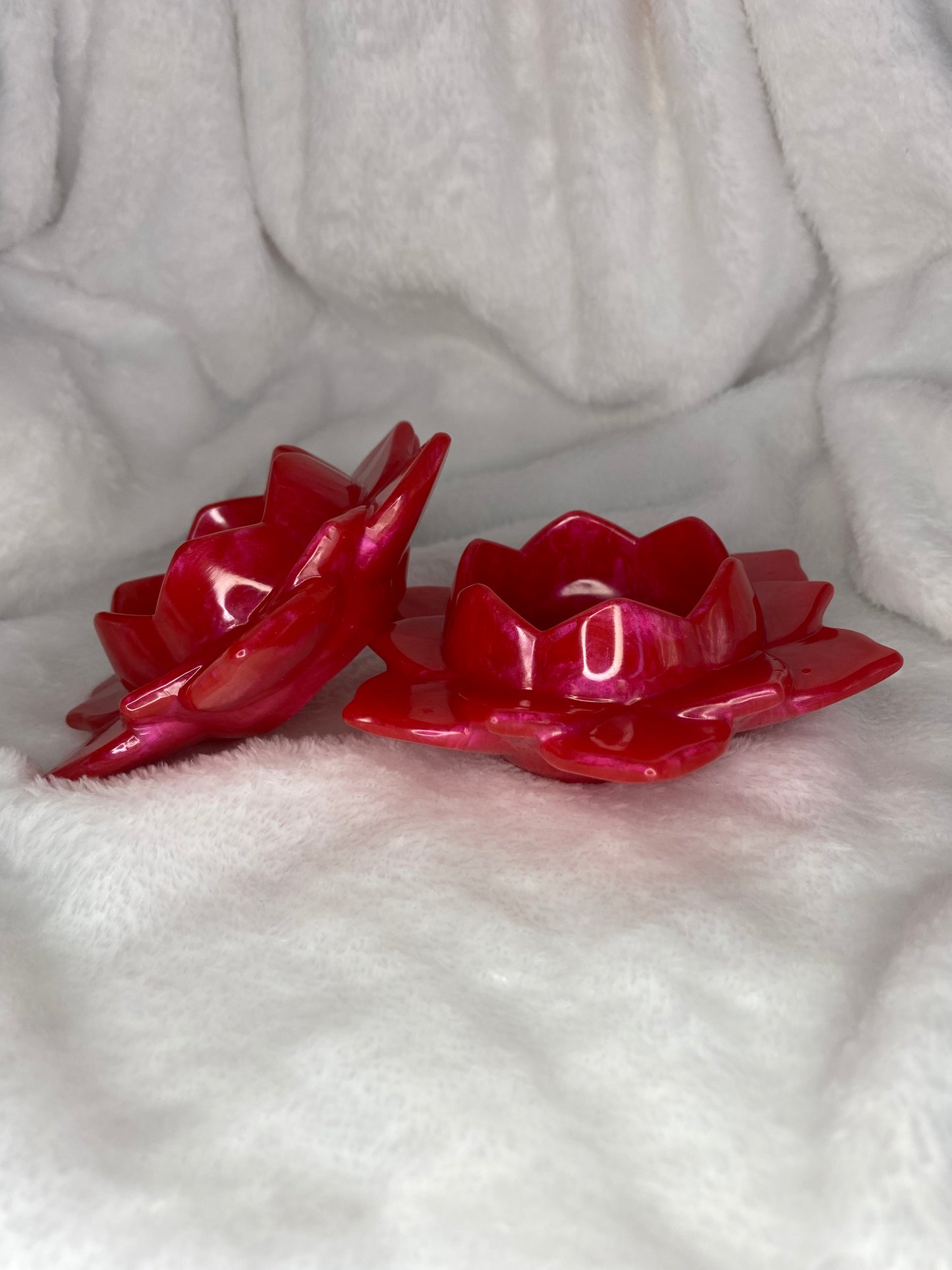 Lotus Tea Light Holders Set of 2