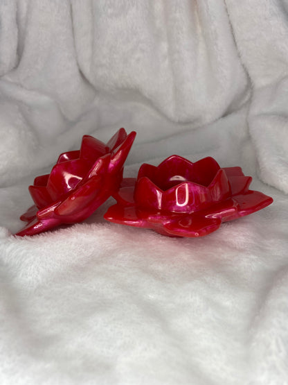 Lotus Tea Light Holders Set of 2