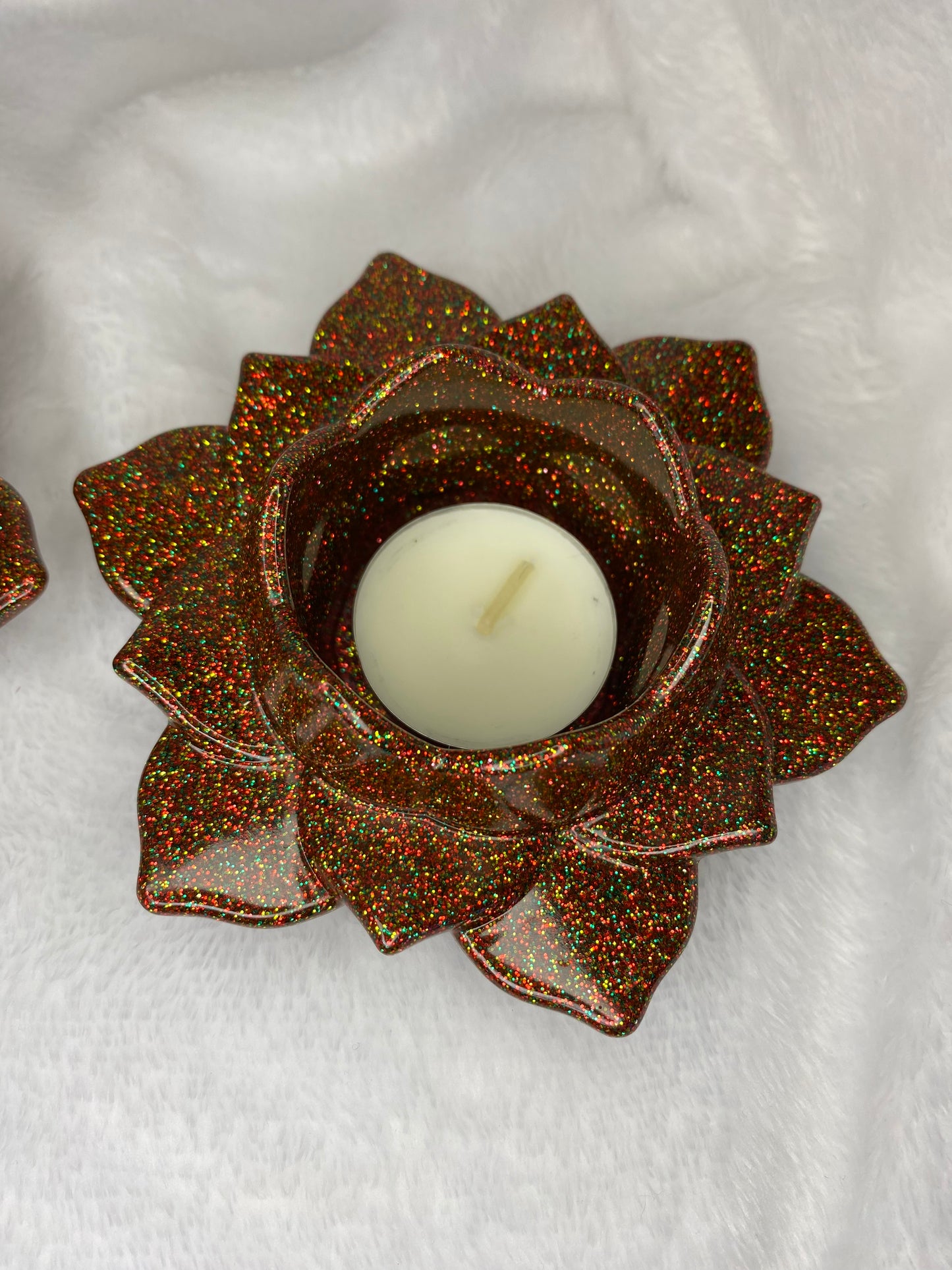 Lotus Tea Light Holders Set of 2