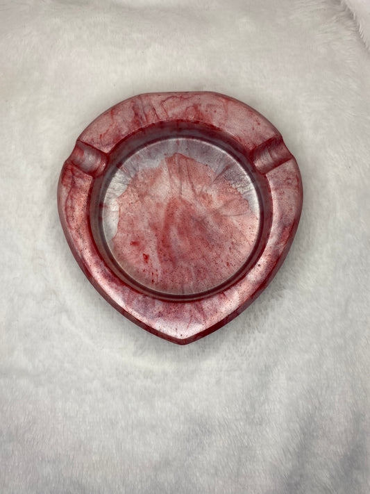 Red & White Ashtray