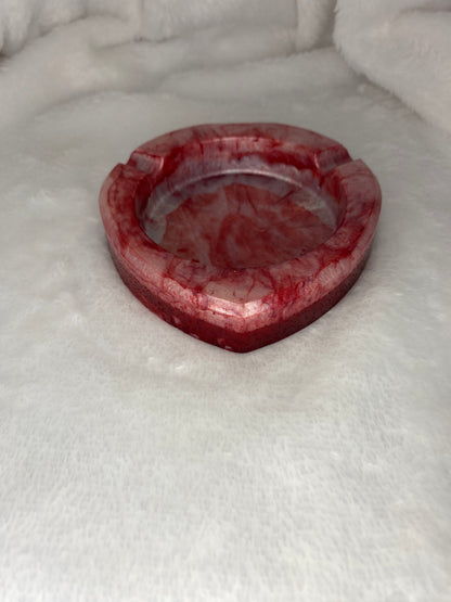Red & White Ashtray