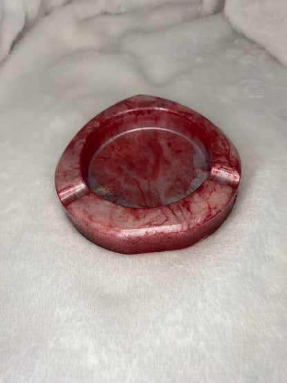 Red & White Ashtray