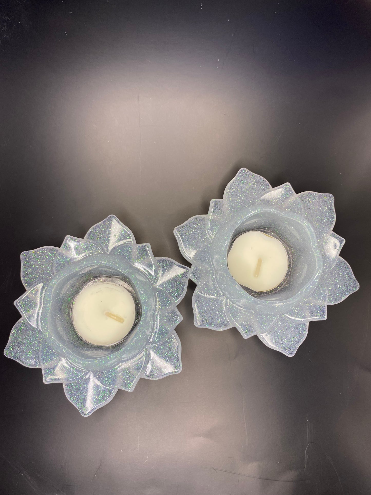 Lotus Tea Light Holders Set of 2