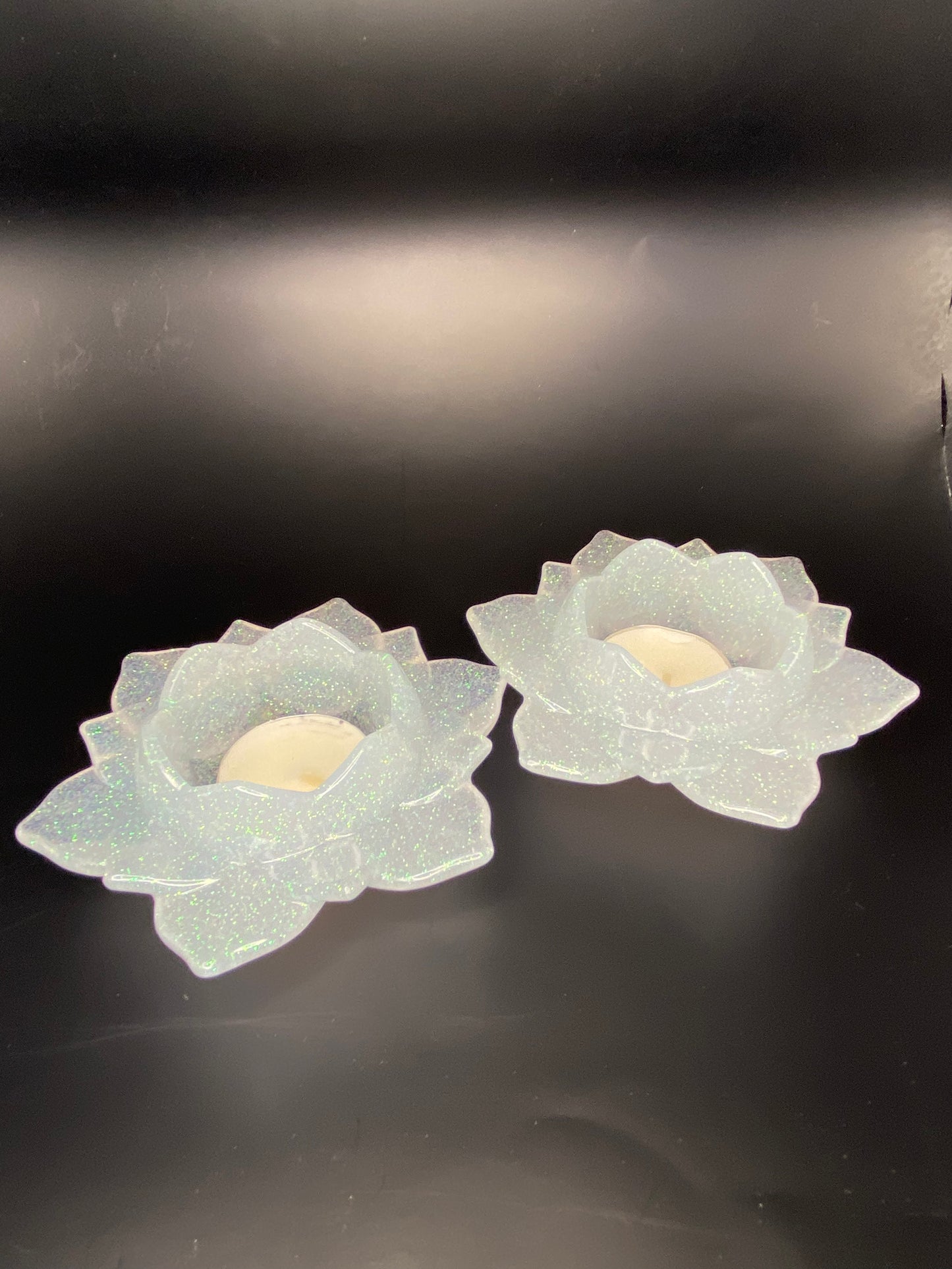 Lotus Tea Light Holders Set of 2