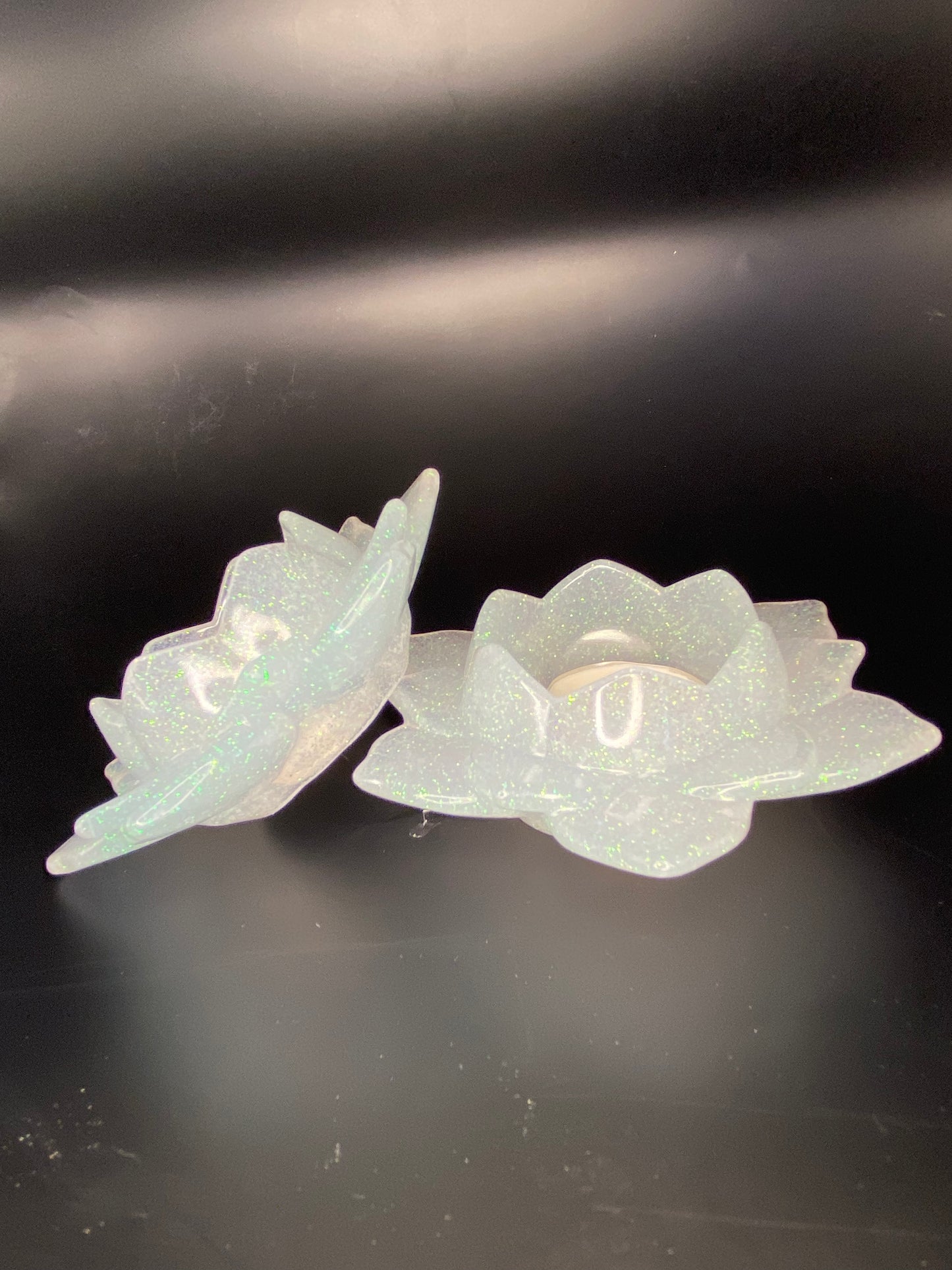 Lotus Tea Light Holders Set of 2