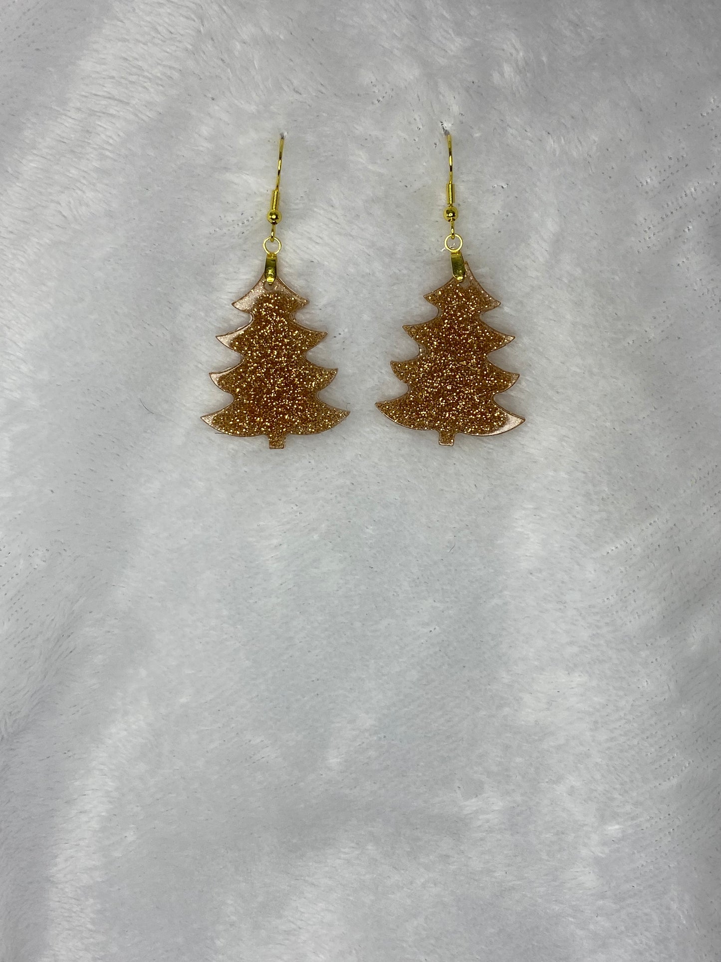 Glitter Tree Earrings