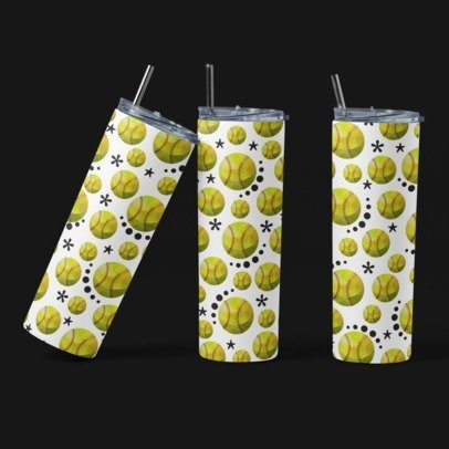 20 oz. Skinny Sublimation Tumblers- Sports
