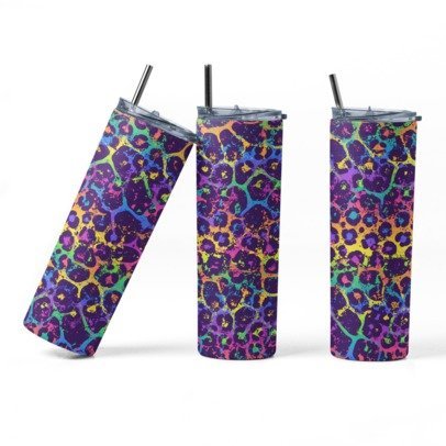 20 oz. Skinny Sublimated Tumblers- Animal Prints