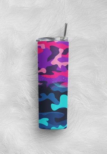 20 oz. Skinny Sublimation Tumblers- Patterns