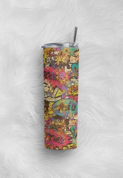 20 oz. Skinny Sublimation Tumblers- Patterns