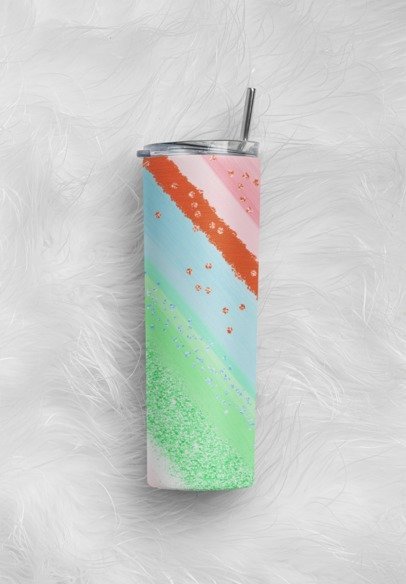 20 oz. Skinny Sublimation Tumblers- Patterns
