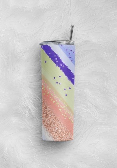 20 oz. Skinny Sublimation Tumblers- Patterns