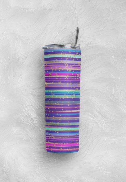 20 oz. Skinny Sublimation Tumblers- Patterns