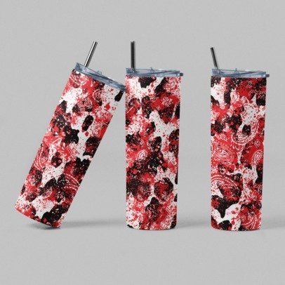 20 oz. Skinny Sublimated Tumblers- Animal Prints