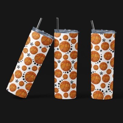 20 oz. Skinny Sublimation Tumblers- Sports