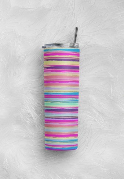 20 oz. Skinny Sublimation Tumblers- Patterns