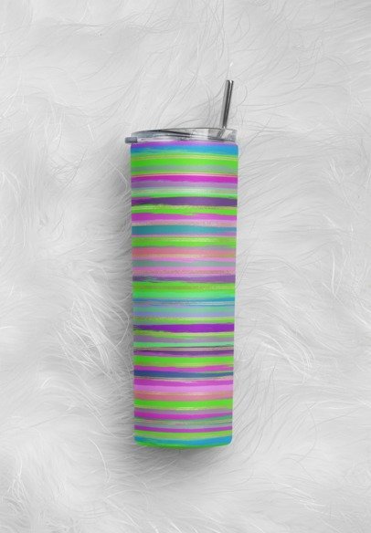 20 oz. Skinny Sublimation Tumblers- Patterns