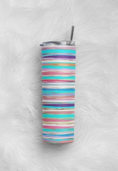 20 oz. Skinny Sublimation Tumblers- Patterns
