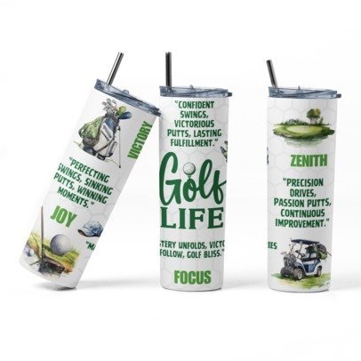 20 oz Skinny Sublimation Occupation Tumblers