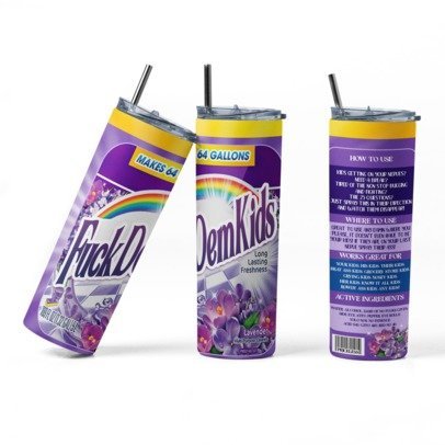 20 oz. Skinny Sublimation Tumblers- Be Gone Sprays