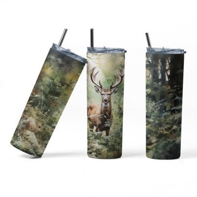 20 oz. Skinny Sublimation Tumblers- Hunting Group 2