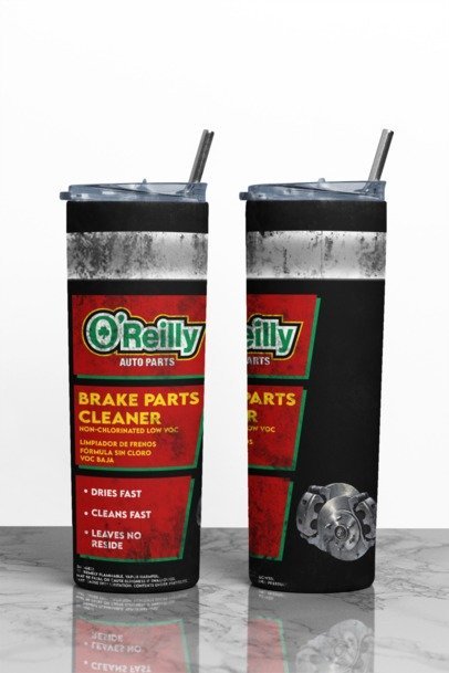 20 oz. Skinny Sublimation "Oil Can" Tumblers
