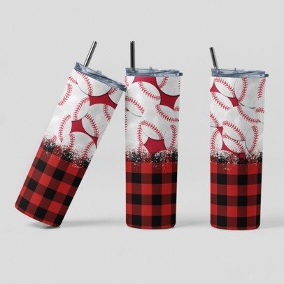 20 oz. Skinny Sublimation Tumblers- Sports