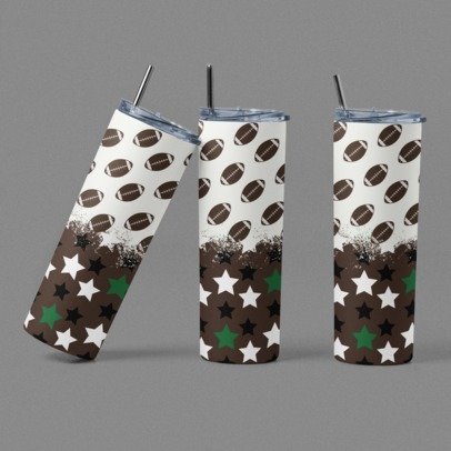 20 oz. Skinny Sublimation Tumblers- Sports
