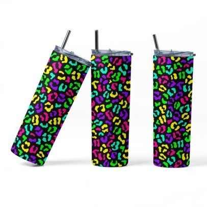 20 oz. Skinny Sublimated Tumblers- Animal Prints