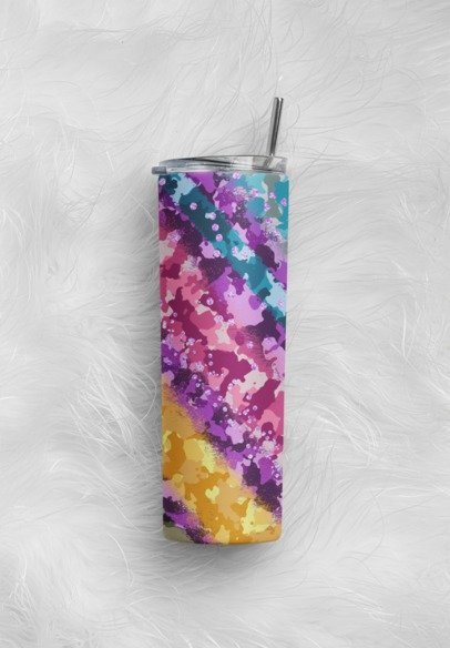 20 oz. Skinny Sublimation Tumblers- Patterns