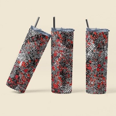 20 oz. Skinny Sublimation Tumblers- Crime