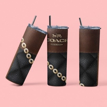 20 oz. Skinny Sublimation Tumblers- Coach Purse