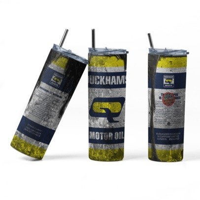 20 oz. Skinny Sublimation "Oil Can" Tumblers