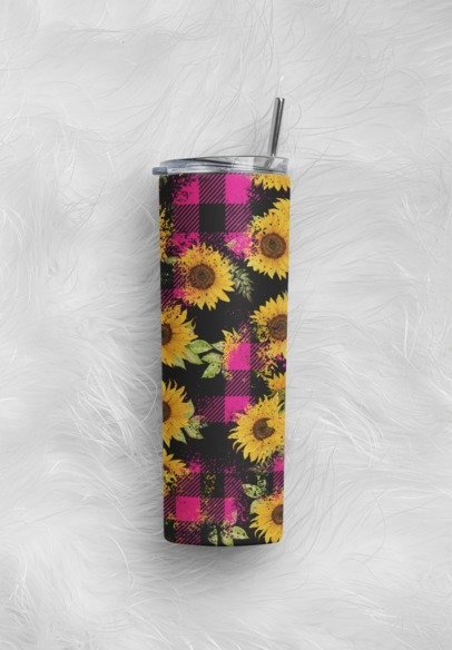 20 oz. Skinny Sublimation Tumblers- Patterns/Floral