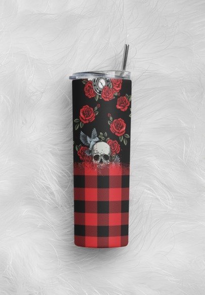 20 oz. Skinny Sublimation Tumblers- Patterns/Floral