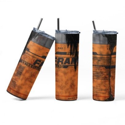20 oz. Skinny Sublimation "Oil Can" Tumblers